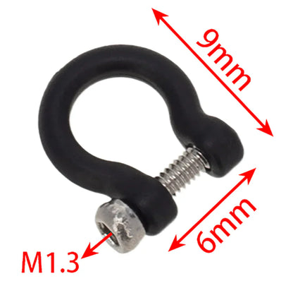 MEUS Racing Simulation U-Shaped Metal Shackle Trailer Hook For SCX24 TRX4M - Model Round