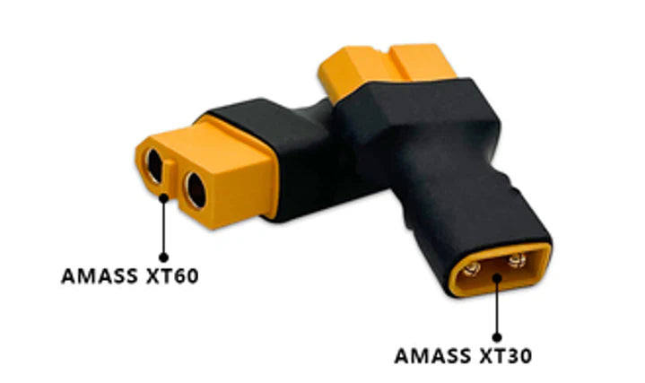 Goosky S2 XT30 Male to XT60 Female Connector Adapter